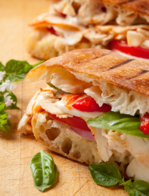 Cheese & Tomato panini