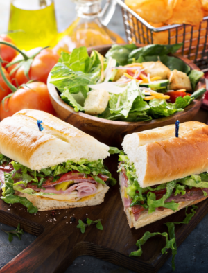 Ham & Cheese Salad Sandwich